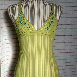 Victoria's Secret Sheer Striped Top